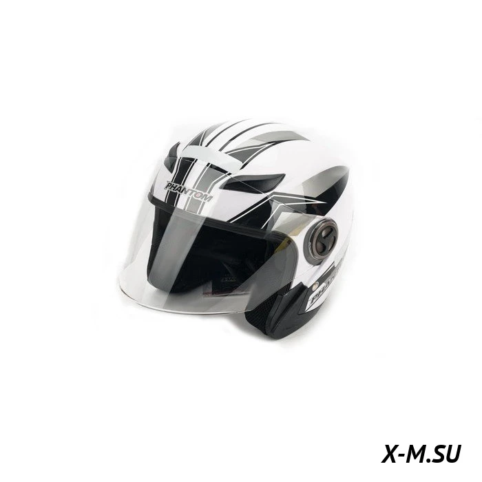 Шлем мото PHANTOM 619 #4white-black-grey HPCTPE-WB60 Шлем мото PHANTOM 619 #4white-black-grey HPCTPE-WB60