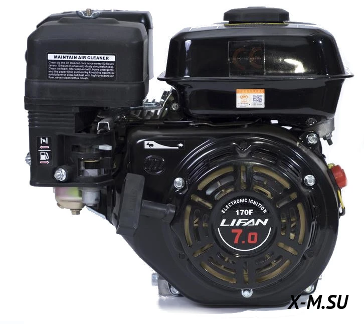 Двигатель Lifan 170F Eco D19 7А Двигатель Lifan 170F Eco D19 7А