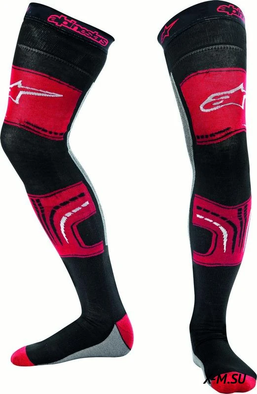 Носки KNEE BRACE SOCKS RED BLACK GRAY Носки KNEE BRACE SOCKS RED BLACK GRAY