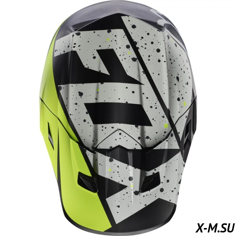 Козырек к шлему Fox V2 Helmet Visor Nirv Grey/Yellow Козырек к шлему Fox V2 Helmet Visor Nirv Grey/Yellow