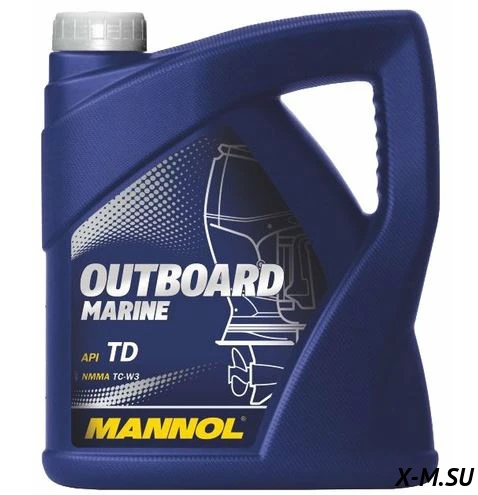 Масло Mannol моторное 2T п/с Outboard Marine 4л Масло Mannol моторное 2T п/с Outboard Marine 4л