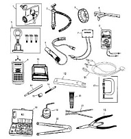 Инструменты (Часть 1) 4-Х ТАКТНОГО ПЛМ MERCURY 60 Серийный номер от 0T409000 до 1B344306