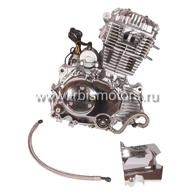 Двигатель в сборе 4Т 165FMM (CBB250) 223см3 (масл.охл.) (МКПП) хром.; GARPIA