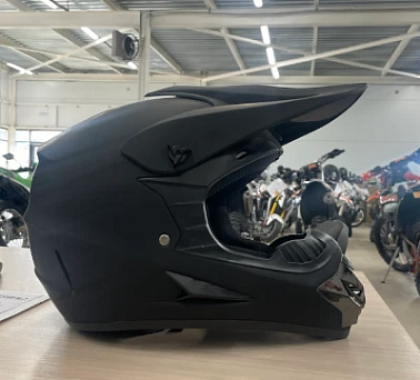 Шлем кроссовый HETOSHI XD1-12 цв. Черный матовый  р. XXL