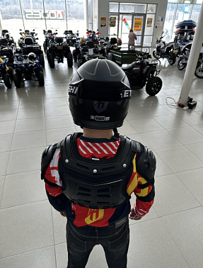 Мотозащита (черепаха с рукавами) ACE BIKER XD4-96 цв. Черный р.3XL