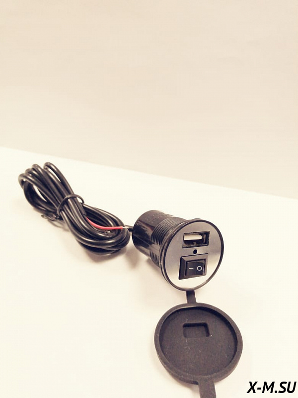 Прикуриватель 277А4 с USB для мото, снегоходов, мотобуксировщиков, квадроциклов., USB с выключателем Прикуриватель 277А4 с USB для мото, снегоходов, мотобуксировщиков, квадроциклов., USB с выключателем