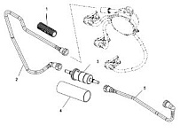 Топливные линии 4-Х ТАКТНОГО ПЛМ MERCURY 40 Серийный номер от 0P153500 до 0P400999